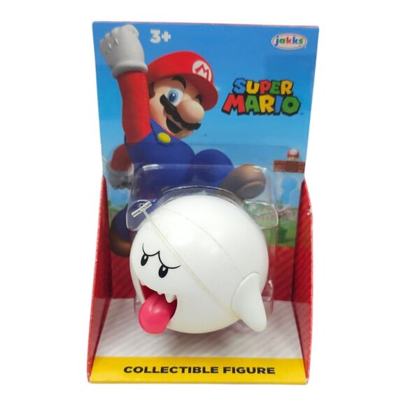 Super Mario Fire Mario Shy Guy Bone Piranha Boo Mini Figures Nintendo Jakks NEW - Picture 9 of 9